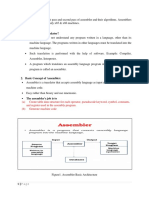 1.2 Assembler Notes