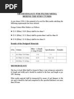 Methodology For Filter Media Behind The Structure Material