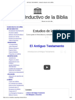 ANTIGUO TESTAMENTO - Estudio Inductivo de La Biblia PDF