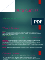 Charateristics of Culture