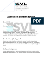 SVL Automatic Stirrup Machine