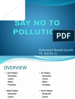 Say No To Pollution