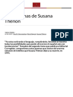 Tres Poemas de Susana Thénon