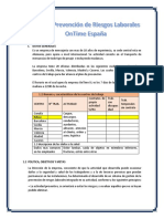 Plan de Prevencon OnTime SL