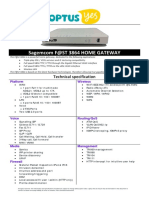 Sagem F3864 Datasheet