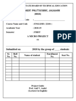 Micro Project Format-2