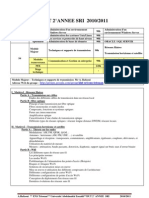 Programme DUT SRI 2010 ENS Tetouan