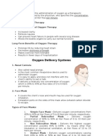 Oxygen Therapy Assignment