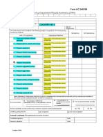 Competency Assessment Results Summary