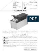 Air Hydraulic Pump OTC English