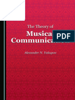 Yakupov, Alexander N. - The Theory of Musical Communication-Cambridge Scholars Publishing (2016)