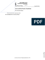 A Taste of Python Discrete and Fast Fourier Transforms