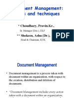 Document Management: Tools and Techniques: Choudhary, Pravin - KR., Shokeen, Ashu (DR.)