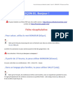 CoursDebutantsLecon01BONJOUR PDF