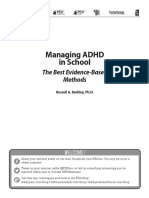 ADHD Therapy Worksheet