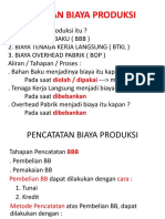 Aliran Biaya Produksi