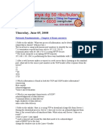 Thursday, June 05, 2008: Network Fundamentals - Chapter 4 Exam Answers