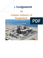 An Assignment of Cement Industry of Bangladesh