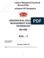 B.Sc.-I Mannual PDF