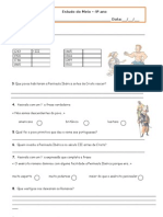 Ficha Sobre o Século e Os Primeiros Povos