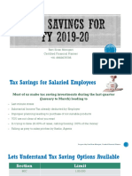 TaxSavings For Salaried Employees