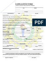 Job Application Form