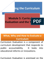 Curriculum Evaluation