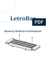 Busway Method of Statement