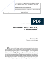 01 Rasanvallon Historia de La Palabra Democracia