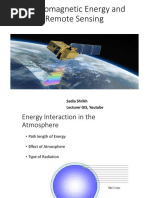 Interaction With Earth Surface (Remote Sensing)