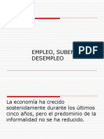 Empleo, Subempleo y Desempleo