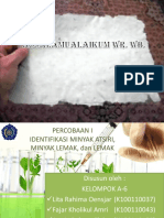 Identifikasi Minyak Atsiri Minyak Lemak Lemak Dan Lilin New