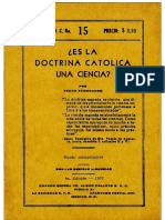 E.V.C. - 015 - Doctrina Católica Ciencia