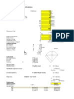 Design of OH INTZ Tank 1.50 Lakh Litres 7.50M STAGING