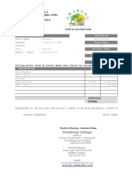 Hotel Invoice Sample 7