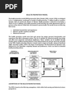 Health Promotion Model: Gonzales, Karla Jane C. Iibsn2