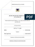 Plaintiff Memorial Moot Problem 1