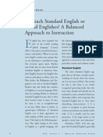 Farrell and Martin To Teach Standard English or World Englishes