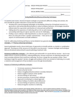 HANDOUT ABLE Summary of Stuttering ModificationFluency Enhancing Techniques