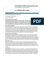 The Importance of Plastic Recycling