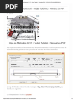 Hoja de Metrados Q V7 Video Tutotial Manual en PDF EDUCACION UNIVERSITARIA PDF