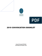 Convocation Booklet 2019