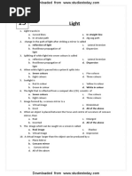 CBSE Class 7 Science MCQs-Light PDF