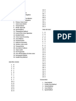 Answer Key SCI 1st PG