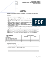 Comparing Relative Sizes and Distances of Planets in The Solar System Worksheets v5