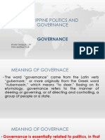 Philippine Politics and Governance