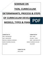 Curriculum Development