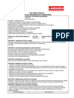 Ficha de Seguridad para Transporte K4 2018