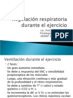 Regulación Respiratoria Durante El Ejercicio