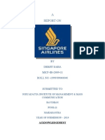 Report On Singapore Airlines